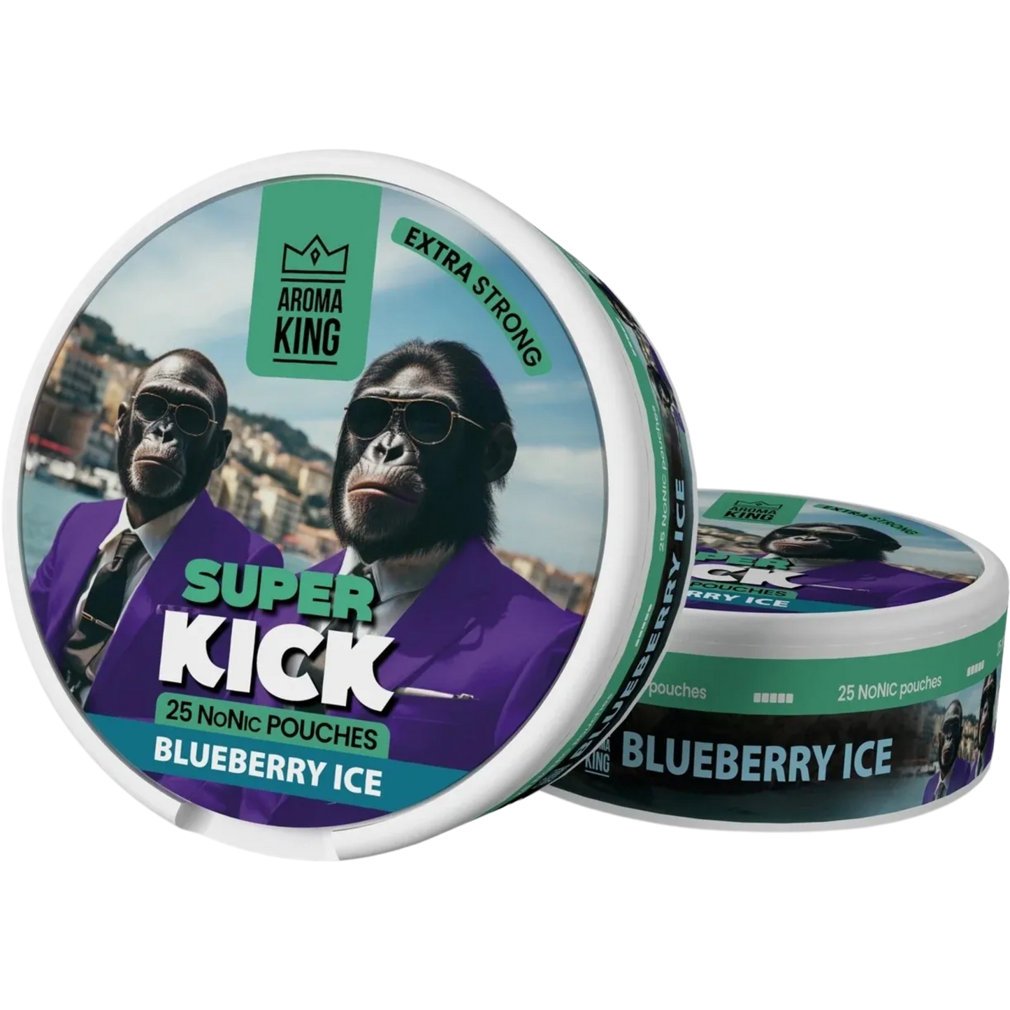 Aroma King NoNic Super Kick Blueberry Ice - 5mg