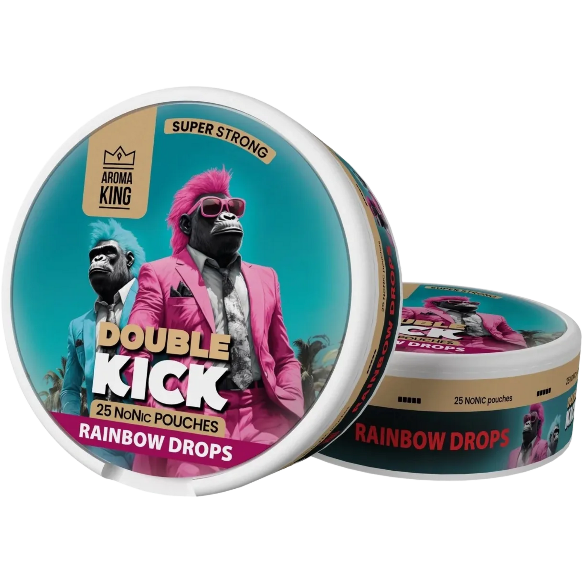 Aroma King NoNic Double Kick Rainbow Drops - 10mg