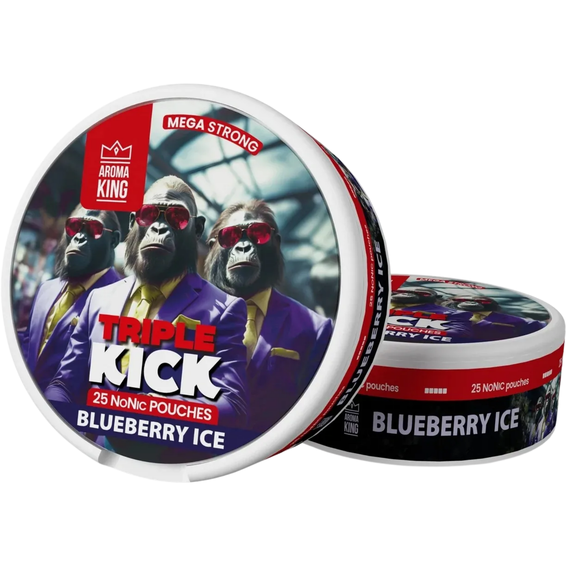 Aroma King NoNic Double Kick Blueberry Ice - 10mg