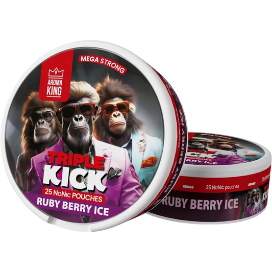 Aroma King NoNic Triple Kick Ruby Berry Ice - 20mg