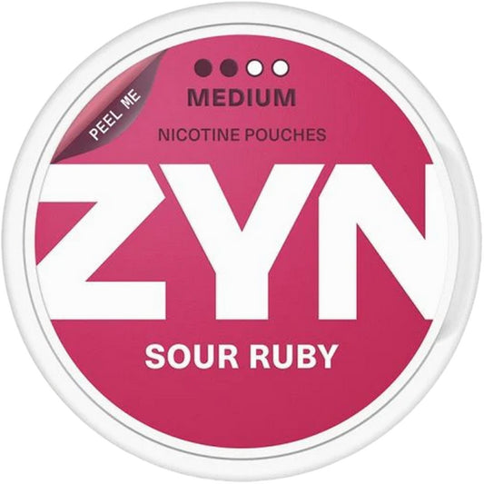 Zyn Sour Ruby Medium - 6mg