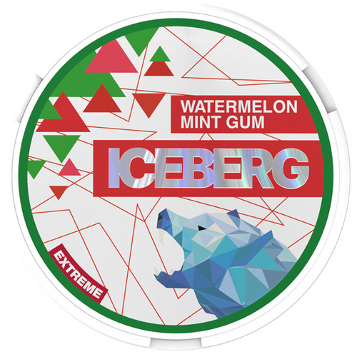 Iceberg Watermelon Mint Gum - 50mg