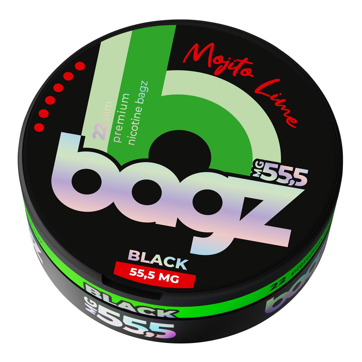 Bagz Mojito Lime Black - 55mg